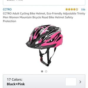 Womans biking helmet